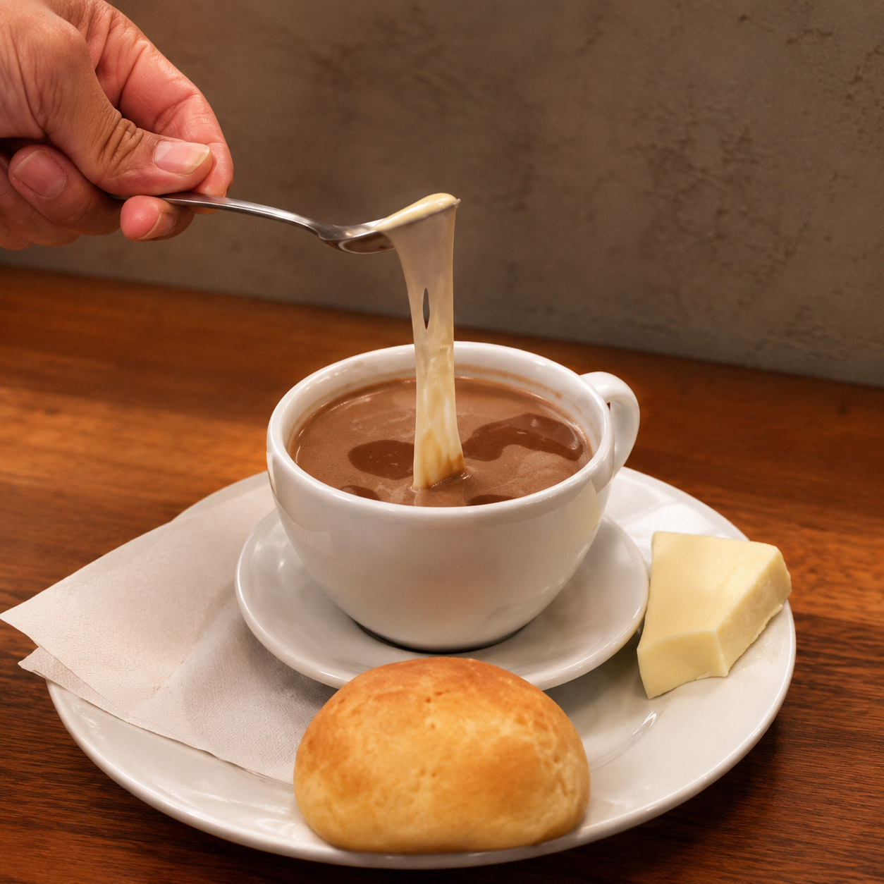 Chocolate con Queso